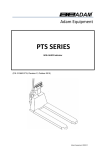 PTS SERIES - Adam Equipment