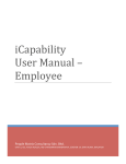 iCapability User Manual – Employee