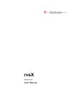 User Manual rvsX