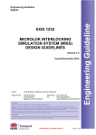 EGG 1232 Microlok Interlocking Simulation System Design Gudielines