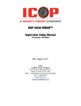 ICOP 20/20 VISION™ Supervisor Setup Manual