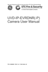 UVD-IP-EVRDNR(-P) Camera User Manual