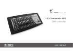LED-Commander 16/2 DMX-controller user manual