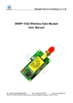 SRWF-1022 Wireless Data Module User Manual