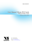User Manual VScom PCI Cards User Manual VScom PCI Cards