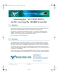 Application Note Interfacing the TMS320C6X DSP to the PCI bus