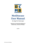 MetDisease user manual