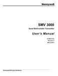 SMV 3000 Smart Multivariable Transmitter User`s Manual 34-SM-25