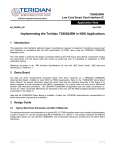 Implementing the TERIDIAN 73S8024RN in NDS Applications