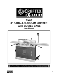 CX08 8” PARALLELOGRAM JOINTER with