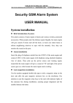 KL-H26 GSM PSTN alarm system manual