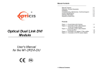 M1-2R2VI-Dual Link User Manual - AV