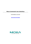 Moxa Command Line Interface (CLI) Manual