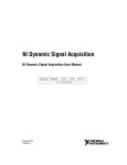 NI Dynamic Signal Acquisition User Manual