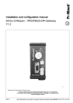 Installation and configuration manual