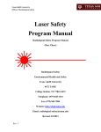 TAMU regulations and guidelines for laser use.