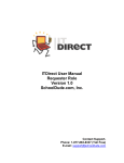 ITDirect User Manual Requester Role Version 1.0 SchoolDude.com