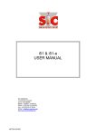 i51 & i51-e USER MANUAL - SIC