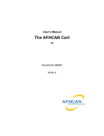 UM-0001 User`s Manual, The AFHCAN Cart v4