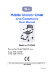 Mobile Shower Chair Mobile Shower Chair and Commode and