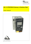 bwu1567 11872 as-i/profibus gateway in stanless steel 1 master bihl