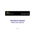 ESI Job Search System Client User Manual