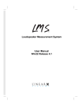 User Manual - LinearX Systems Inc