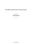 HD WDR Vandal Proof IP Dome Camera User Manual