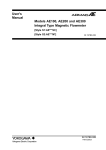 Admag AE208MG Flow Meter User Manual