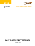 Easy e-Bank Rec™ User Manual