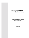 TRANSPORTMAX TRANSIT AUTHORITY USER`S MANUAL