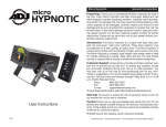 Micro Hypnotic user manual