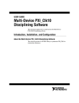 Multi-Device PXI_Clk10 Disciplining Software User Manual