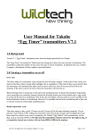 User Manual for Takahe “Egg Timer” transmitters V7.1