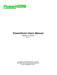 PowerHome Users Manual