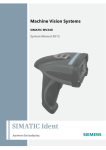 SIMATIC MV340 User`s Manual - Service, Support