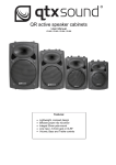 QR active speaker cabinets