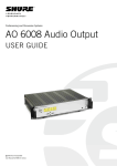 User Manual AO 6008 rev O