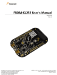 FRDM-KL25Z User`s Manual