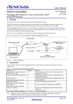 R0E5571MLDMB00 User`s Manual Debugging MCU Board for 176