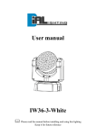 User manual IW36-3