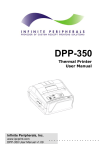 DPP350 User MAnual - Infinite Peripherals