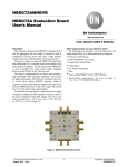 EVBUM2097 - NBSG72A Evaluation Board User`s Manual