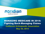 Fighting Back to Save Your Claim - California Orthopaedic Association
