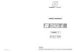 Robert Juliat Digitour 6 Manual