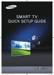 SMART TV QUICK SETUP GUIDE