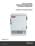 General-Purpose Undercounter Laboratory Refrigerator User Manual