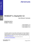 RH850/F1x Starter Kit V2 User`s Manual