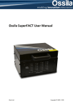 Ossila SuperFACT User Manual