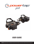 Powertap P1 Pedal User Manual
